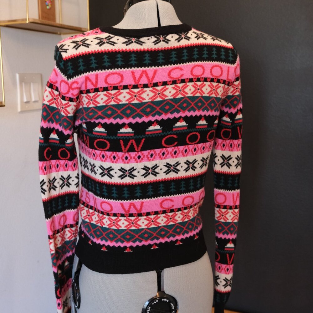 Forever 21 Snow Cool skiing Winter Sweater - size small - Picture 4 of 5